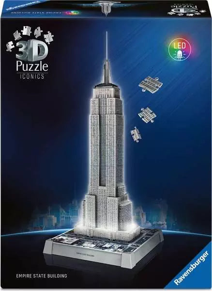 Iconics Empire State Building Light Up 3D Puzzle, 216pc