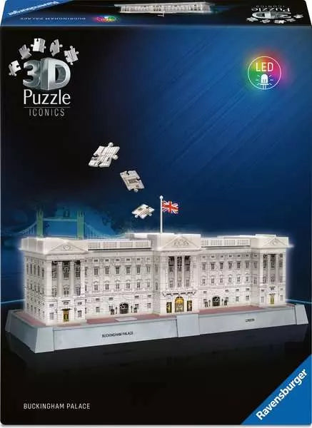 Ravensburger Iconics Buckingham Palace Light Up 216 Piece 3D Jigsaw Puzzle