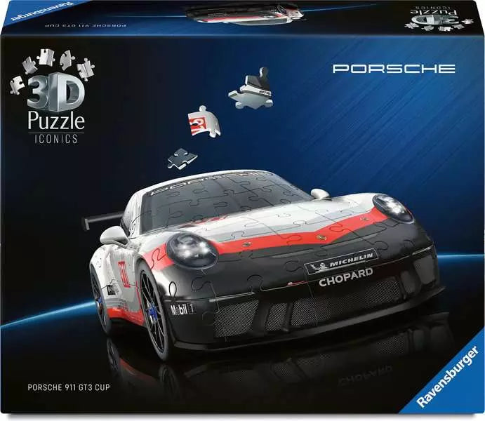 Iconics Porsche GT3 Cup 3D Puzzle, 108pc