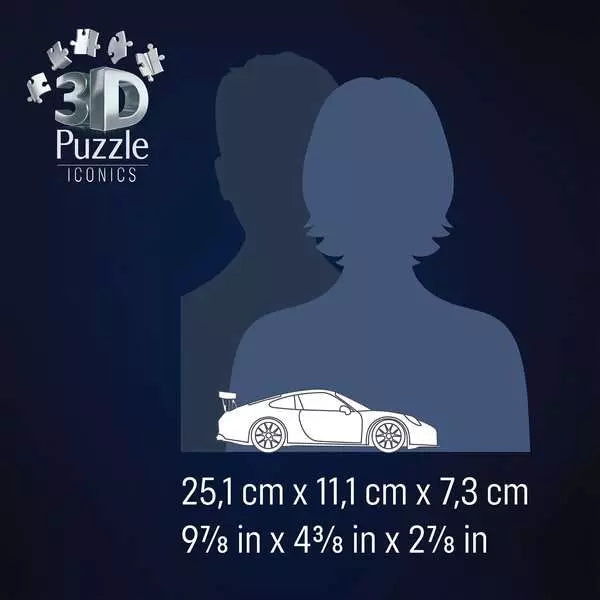 Iconics Porsche GT3 Cup 3D Puzzle, 108pc