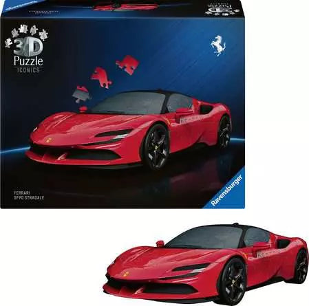 Iconics Ferrari Stradale 3D Puzzle, 108pc