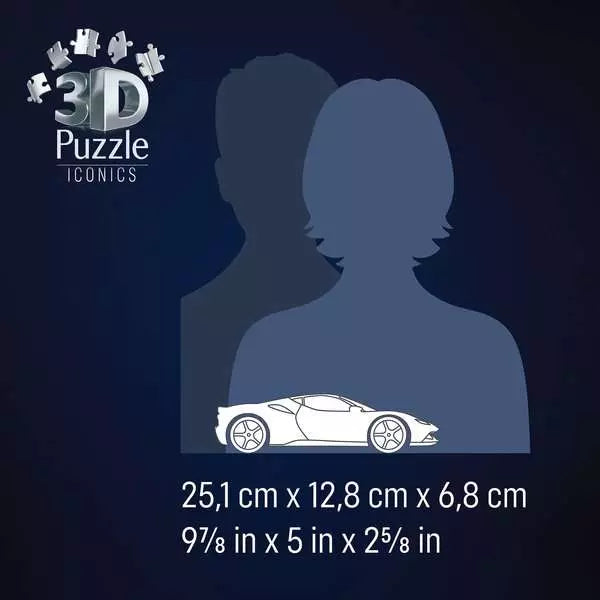 Iconics Ferrari Stradale 3D Puzzle, 108pc