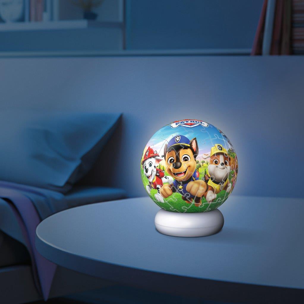 Ravensburger Paw Patrol Lit 72 piece 3D Jigsaw Puzzle - Night Light
