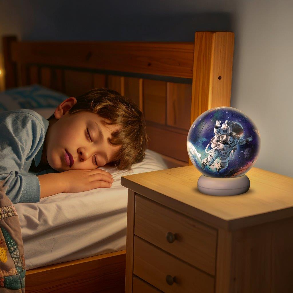 Ravensburger Astronauts in Space Lit 72 piece 3D Jigsaw Puzzle - Night Light
