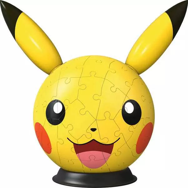 Ravensburger Pokémon Pikachu with Ears 3D Puzzle Ball