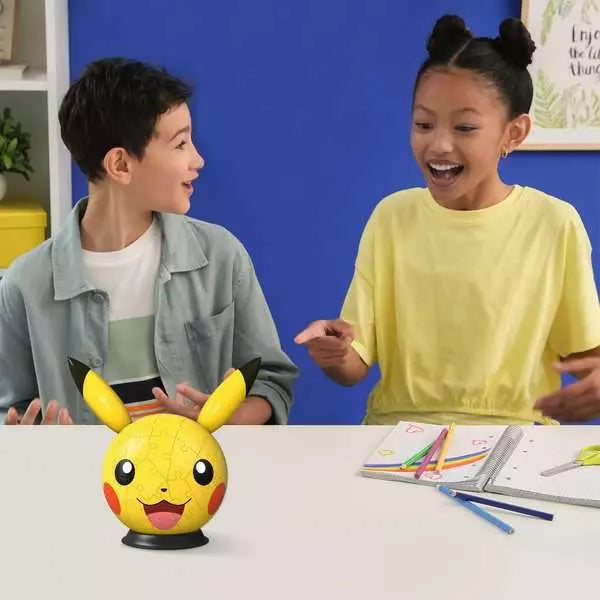 Ravensburger Pokémon Pikachu with Ears 3D Puzzle Ball