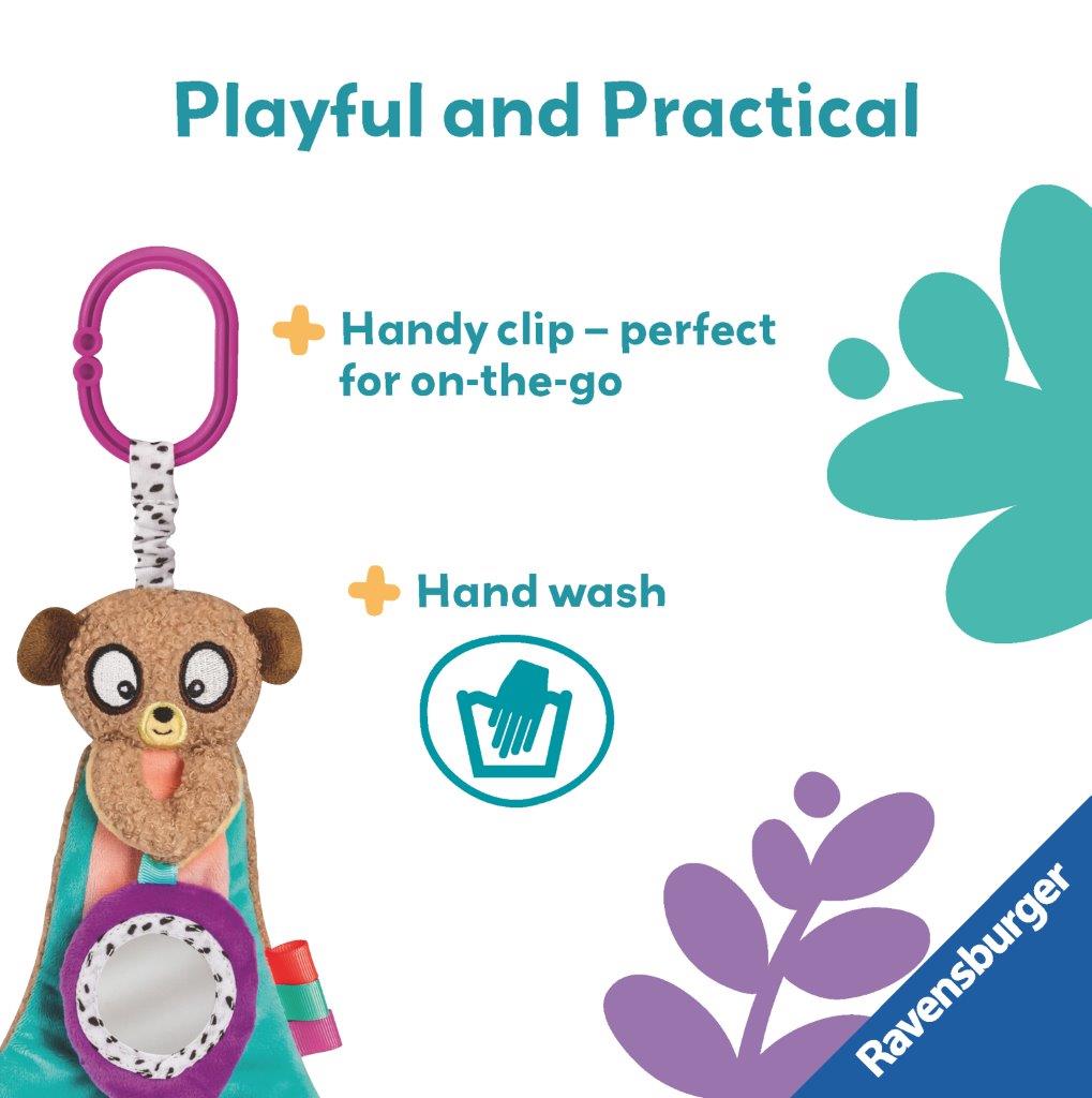 Ravensburger Crinkle and Chew Meerkat Baby Toy