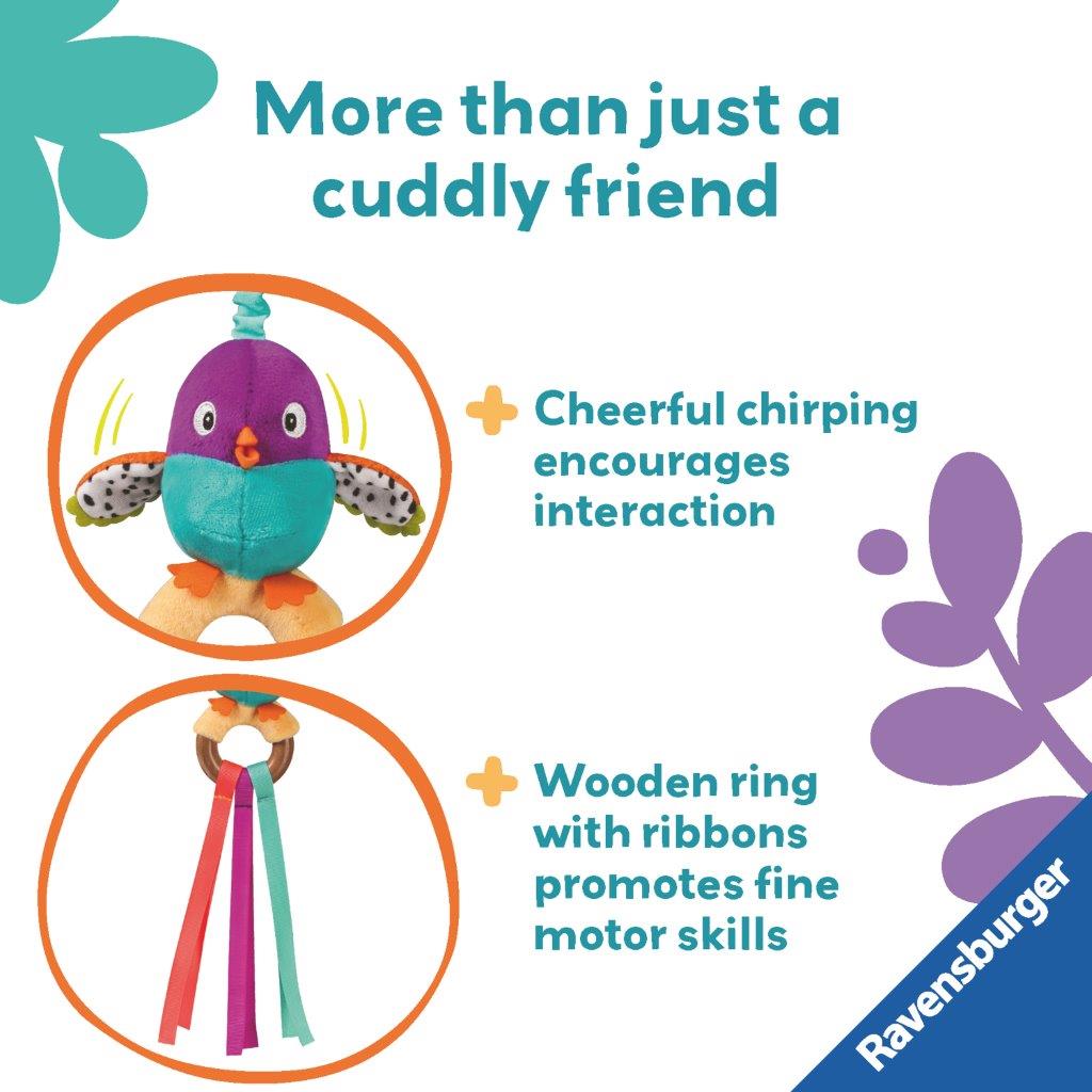Ravensburger Shake and Chirp Bird Baby Toy