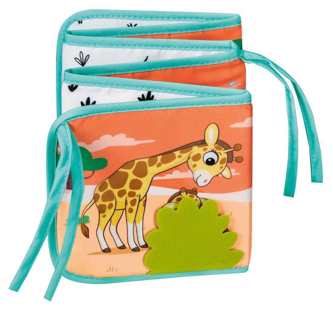 Ravensburger Tummy Time Wild Animals Soft Activity Book