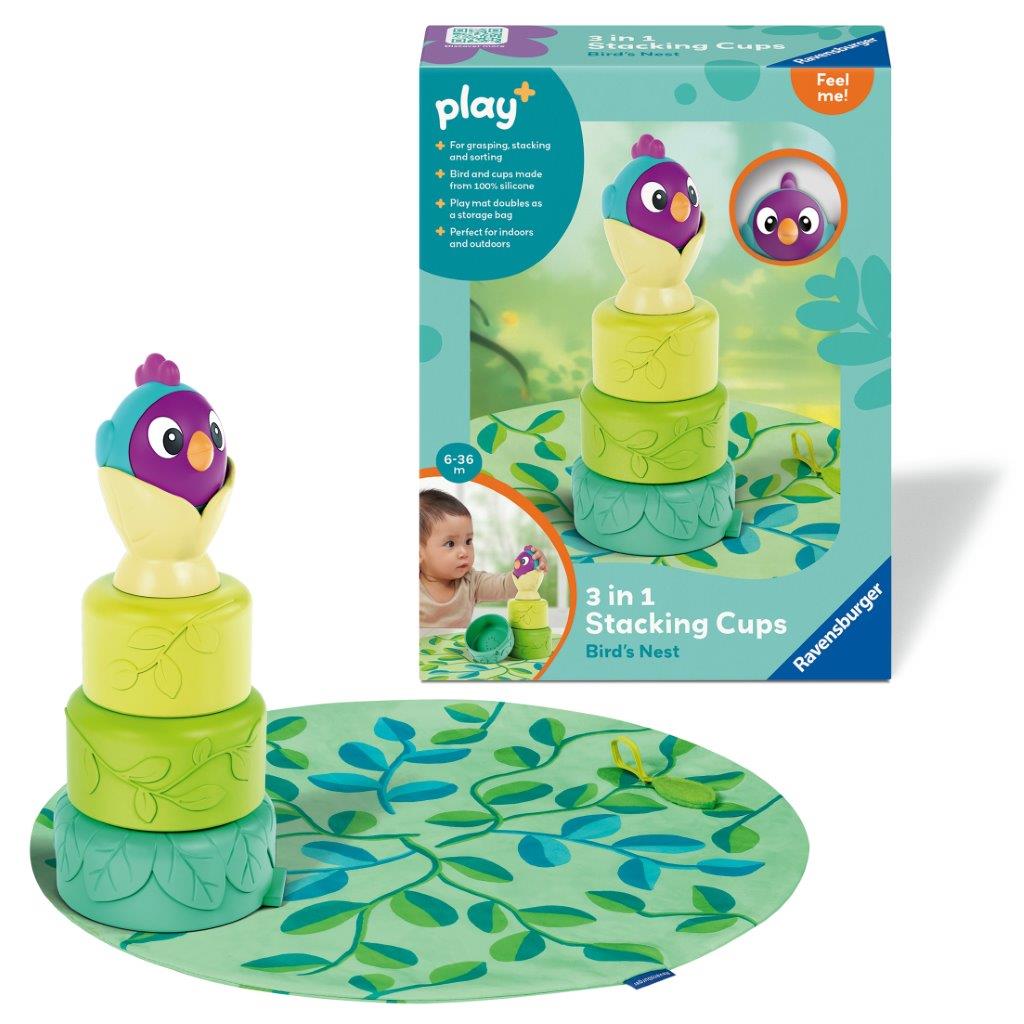 Ravensburger Bird's Nest Stacking Cups Toy Set