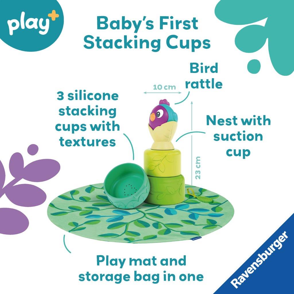 Ravensburger Bird's Nest Stacking Cups Toy Set