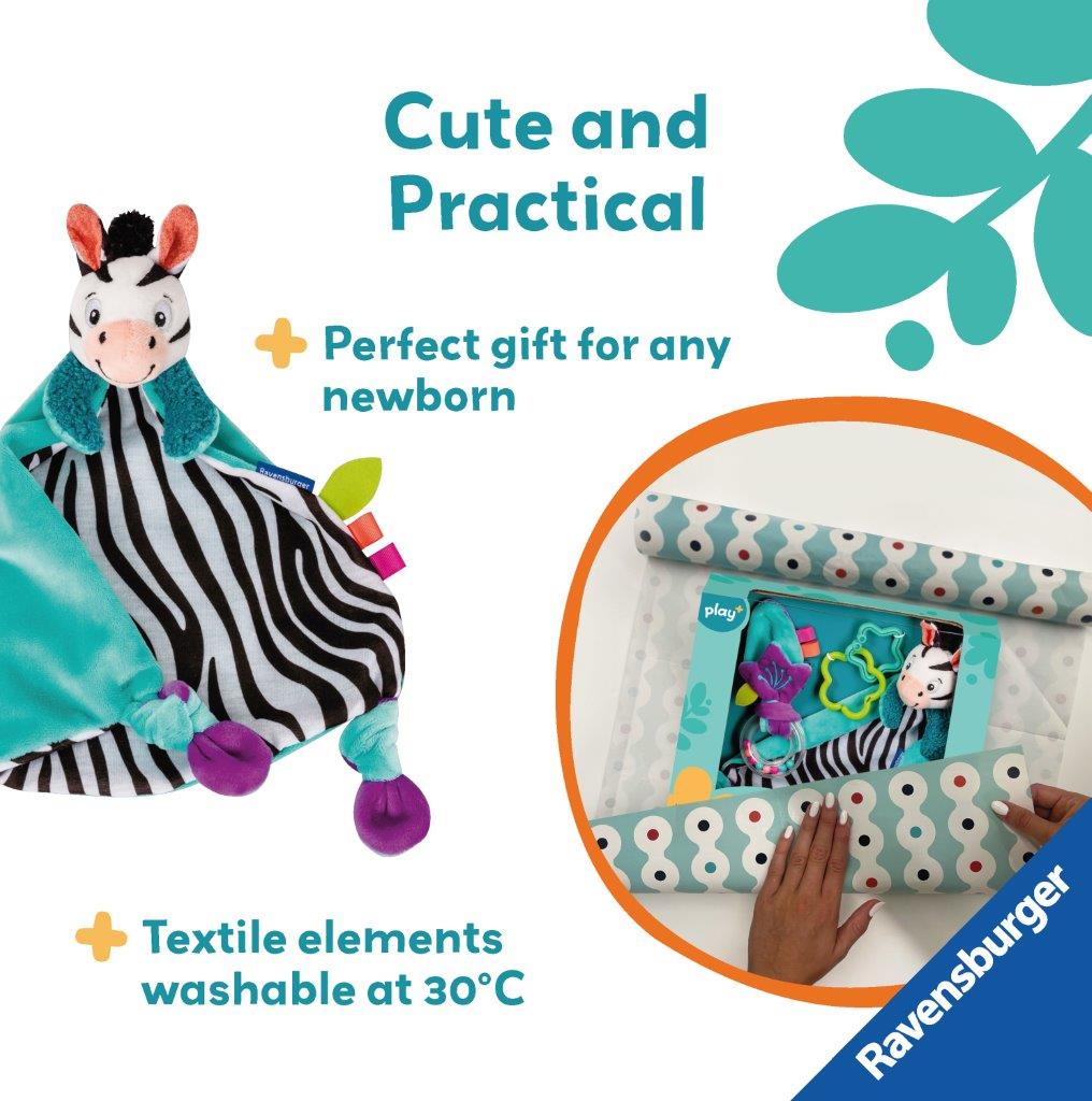 Ravensburger My First Snuggle Friend Zebra Plush Toy