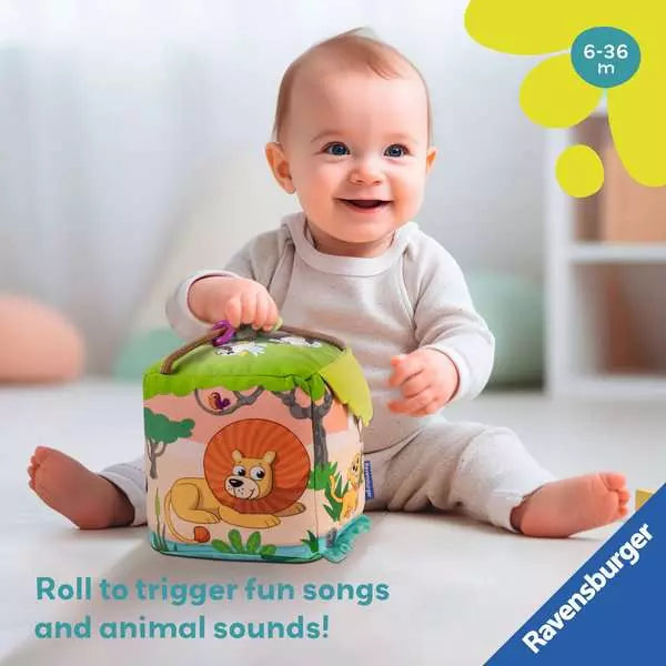 Ravensburger Play+ Roll & Play Wild Animals Sound Cube