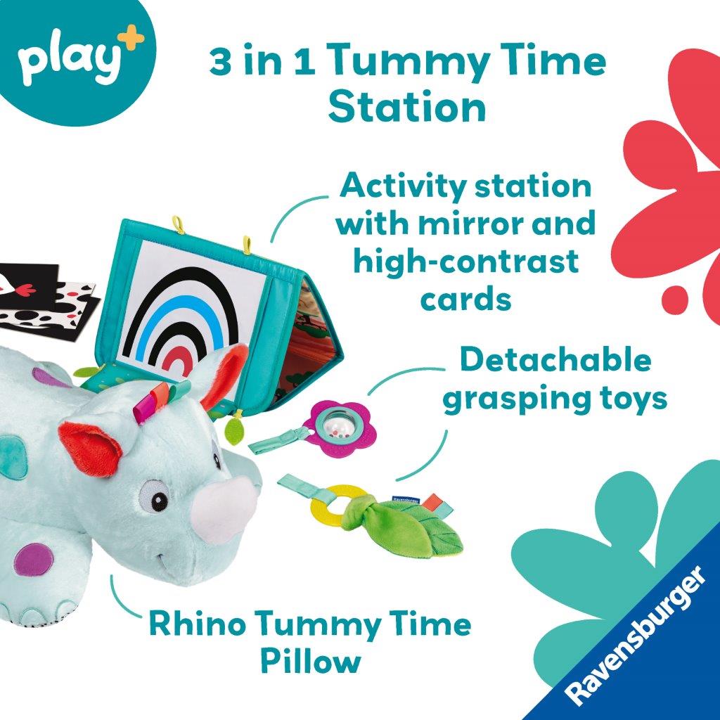 Ravensburger Tummy Time Rhino Activity Station