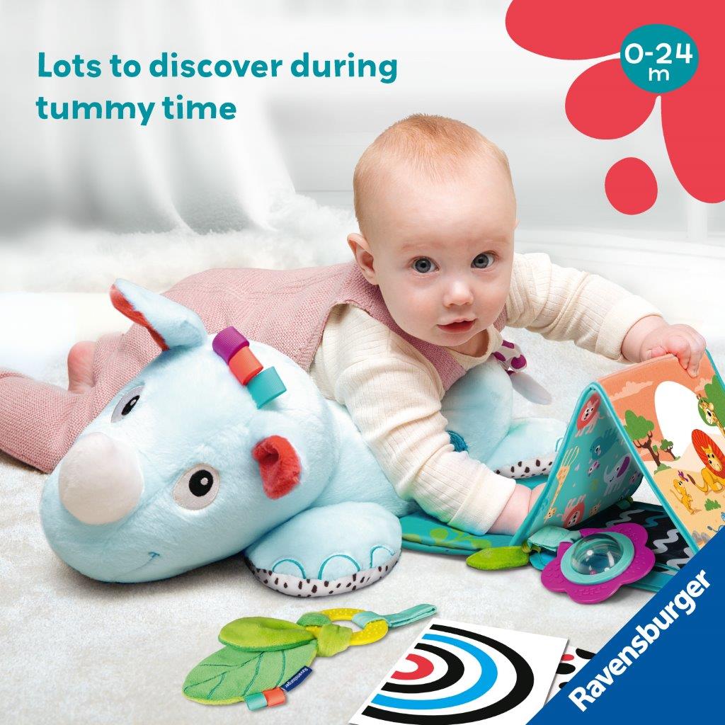 Ravensburger Tummy Time Rhino Activity Station