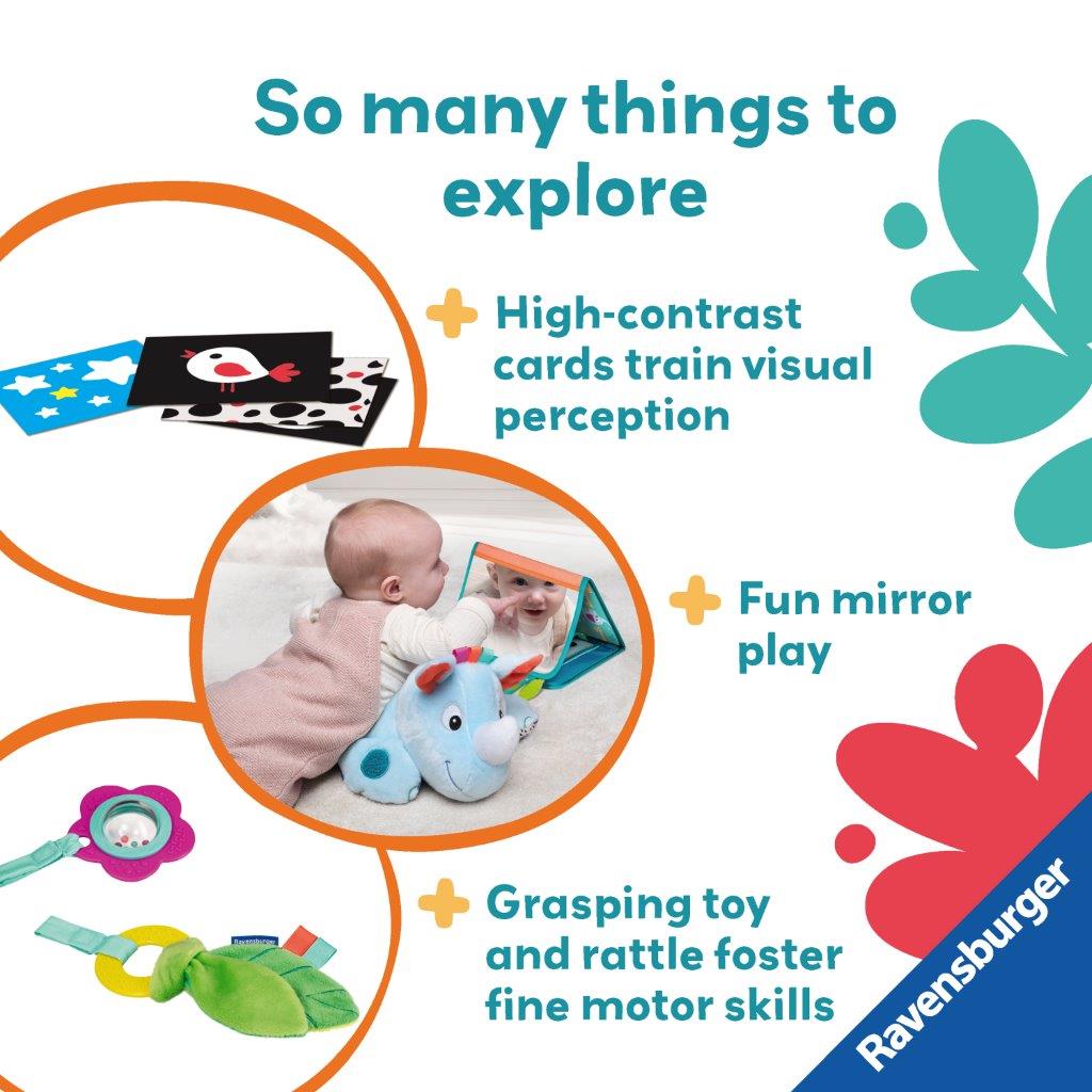 Ravensburger Tummy Time Rhino Activity Station
