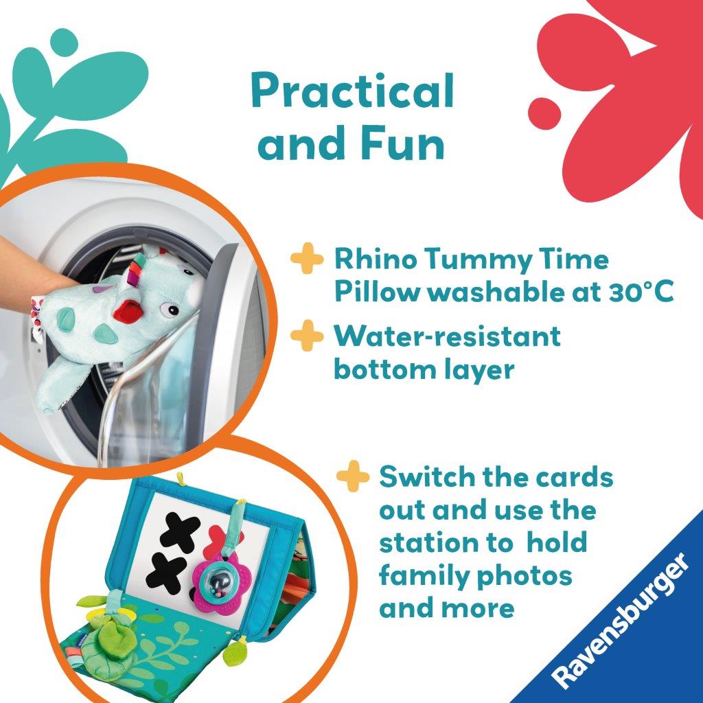 Ravensburger Tummy Time Rhino Activity Station