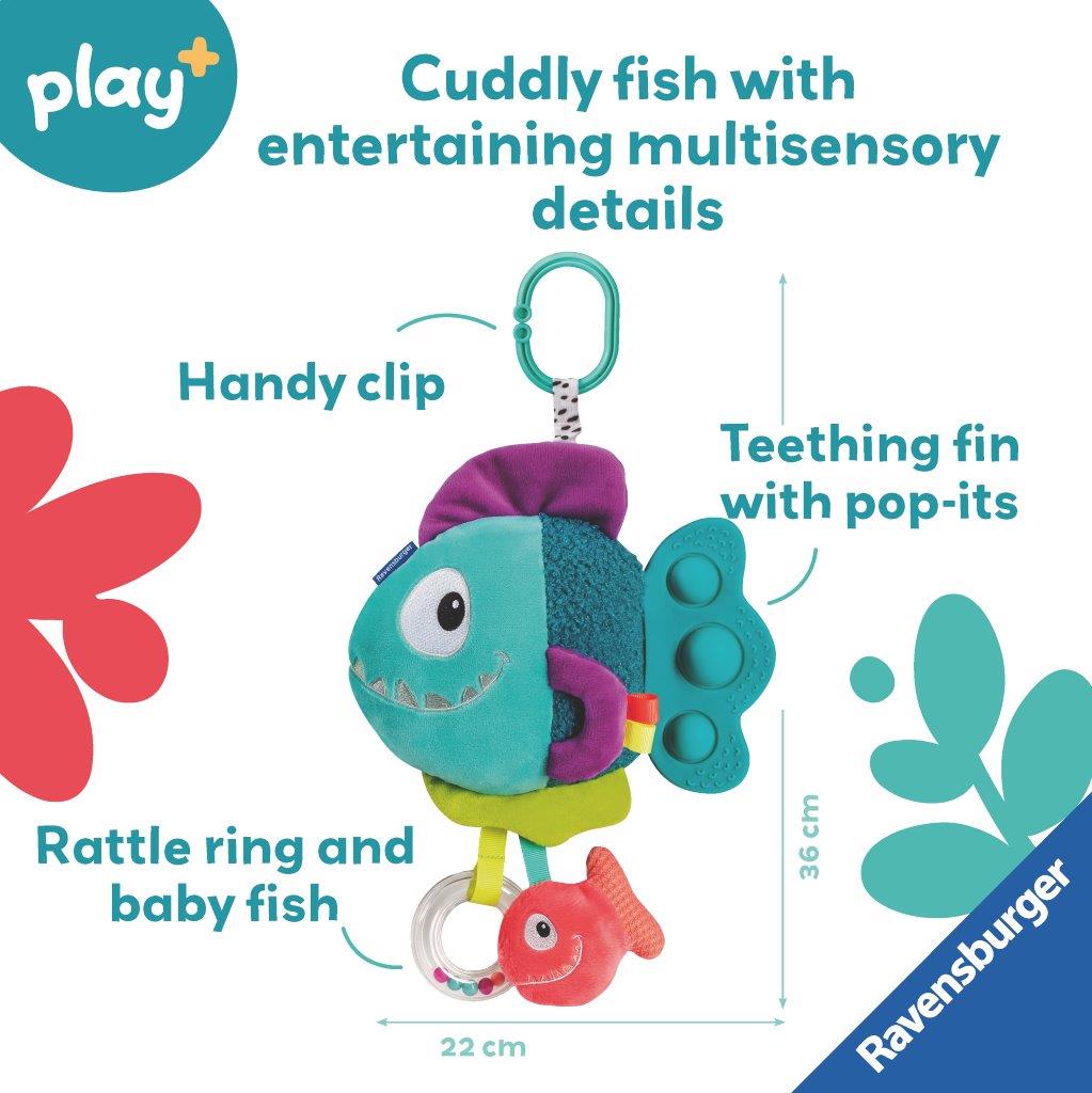 Ravensburger Pop-It Piranha Blue Sensory Fidget Toy