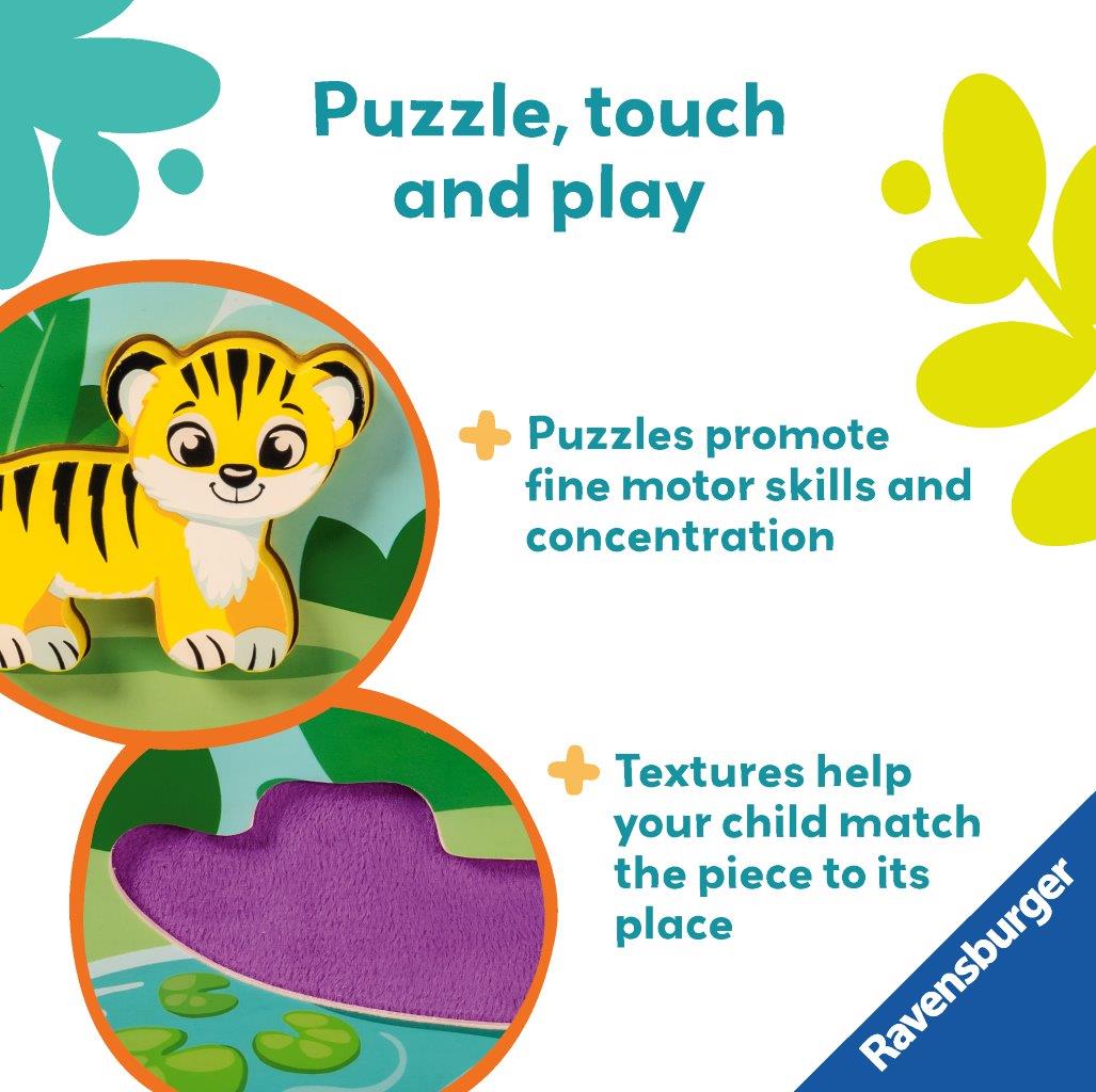 Ravensburger Touch and Play In the Jungle Jigsaw Puzzle