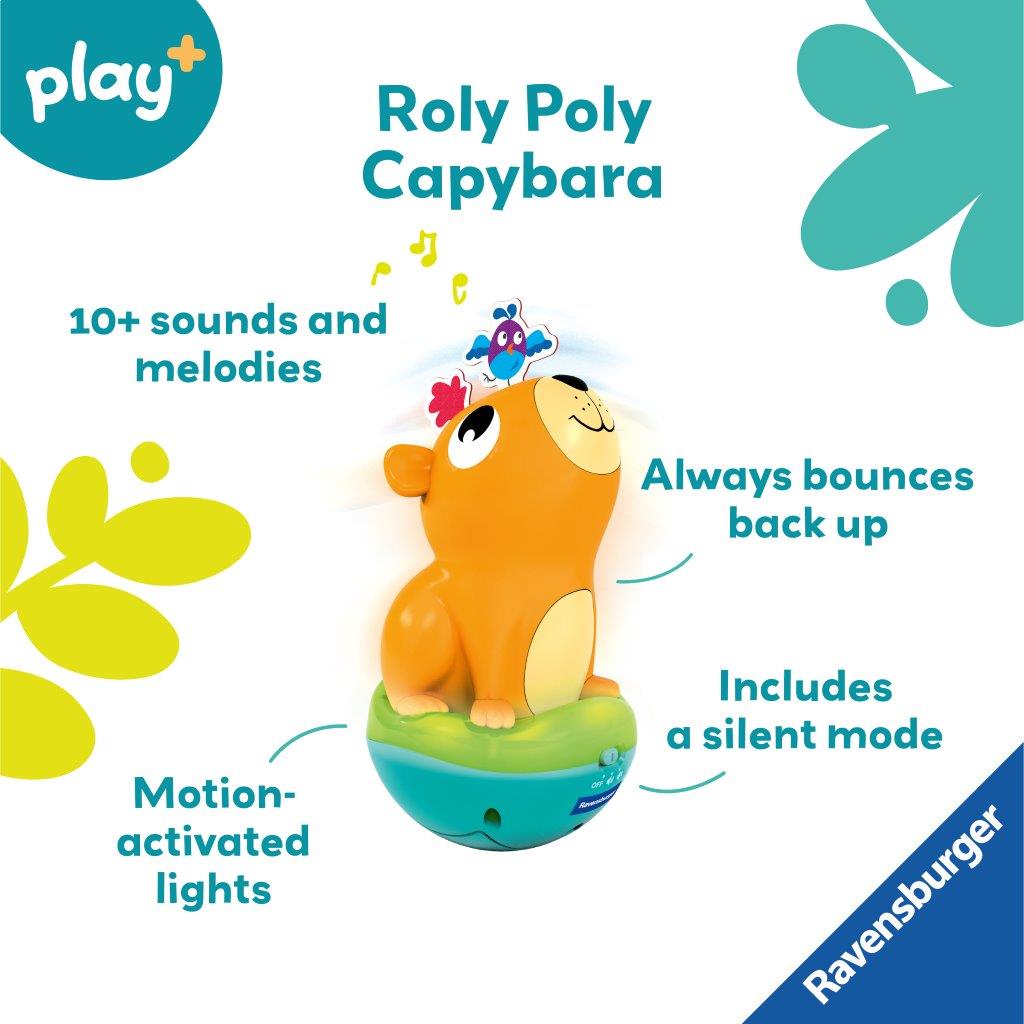 Ravensburger Roly Poly Capybara Baby Toy