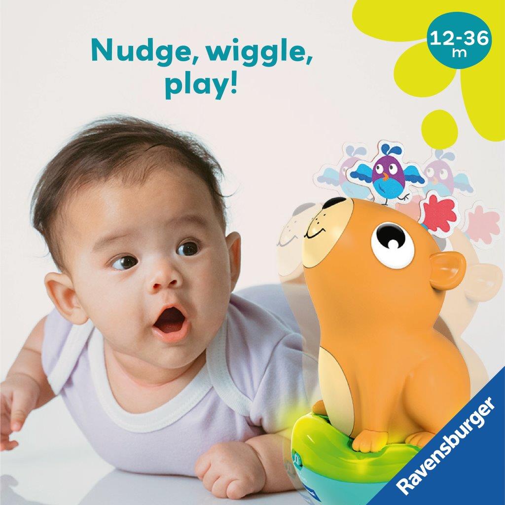 Ravensburger Roly Poly Capybara Baby Toy