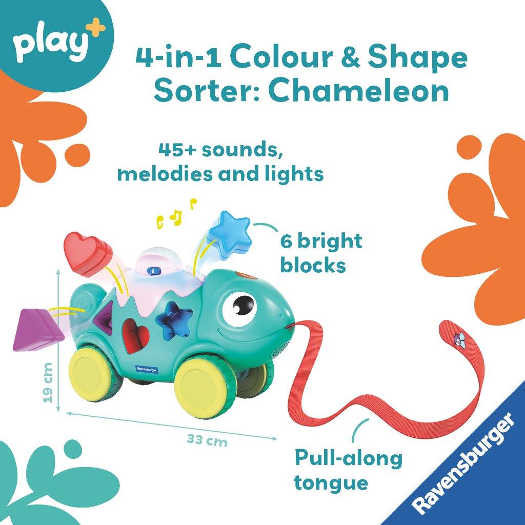 Colour and Shape Sorter Chameleon