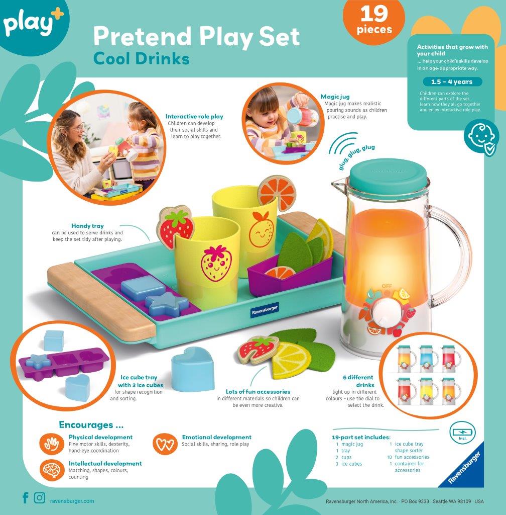 Play+ Pretend Play Set: Fresh Drinks