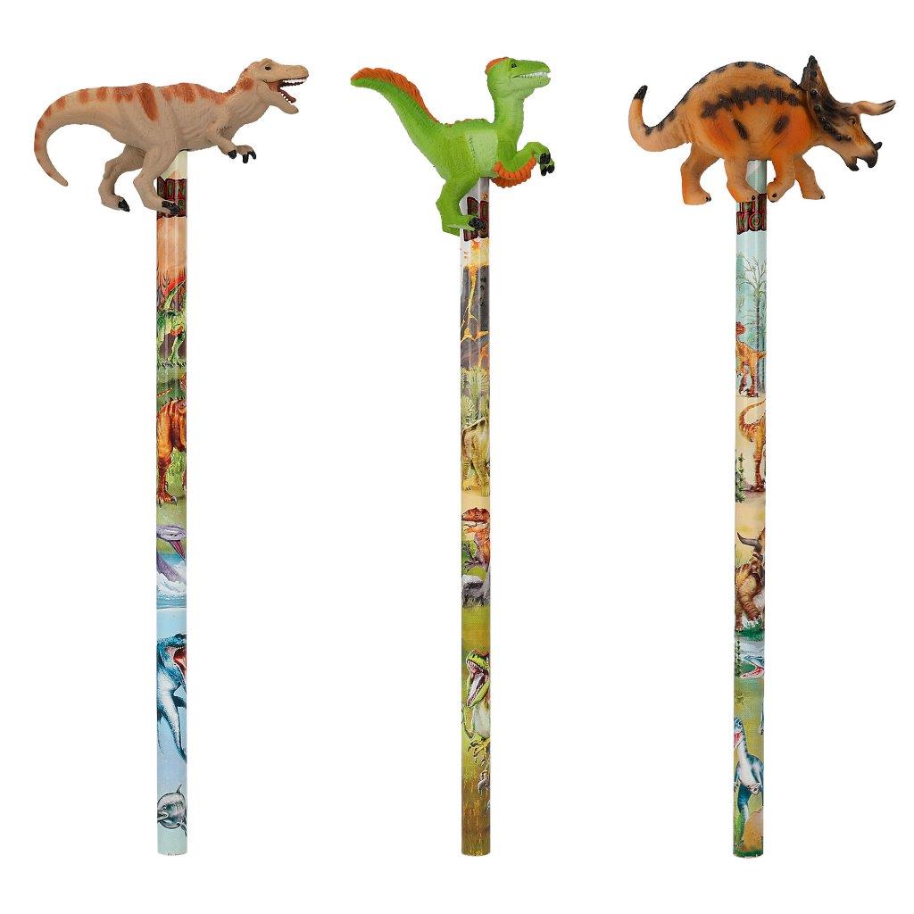 Dino World Pencil with Dino topper Assortment