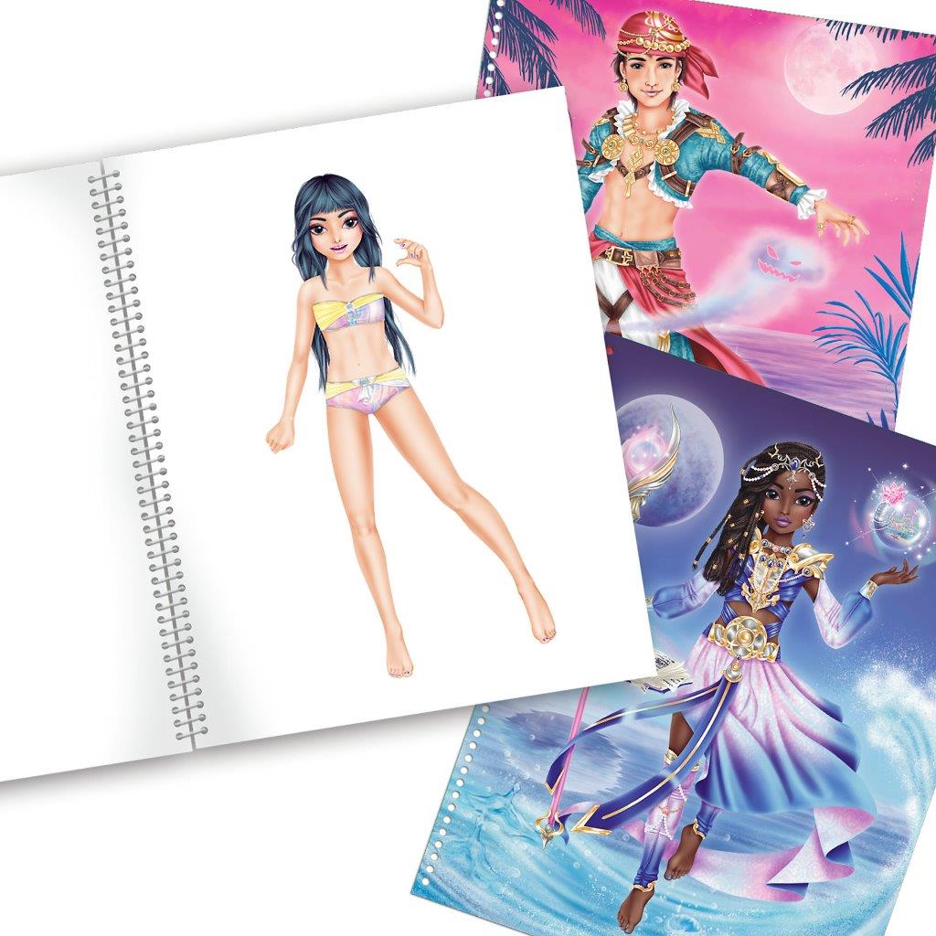 TOPModel Create Your Own Colouring Book Fantasy