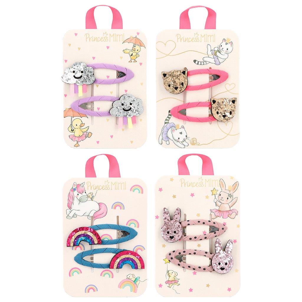 Princess Mimi Hair clips textile Assortment