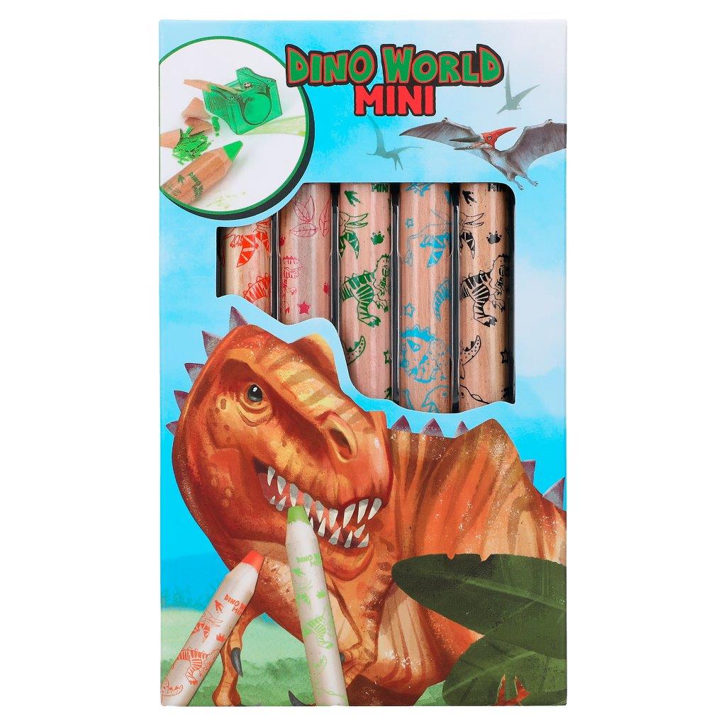 Dino World Mini Dino Coloured Pencil