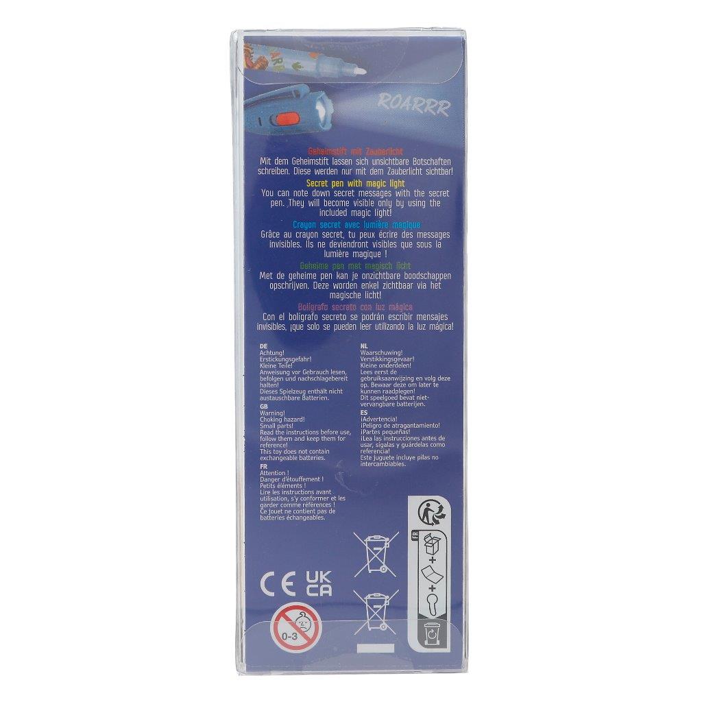Dino World Secret Pen With LED Light