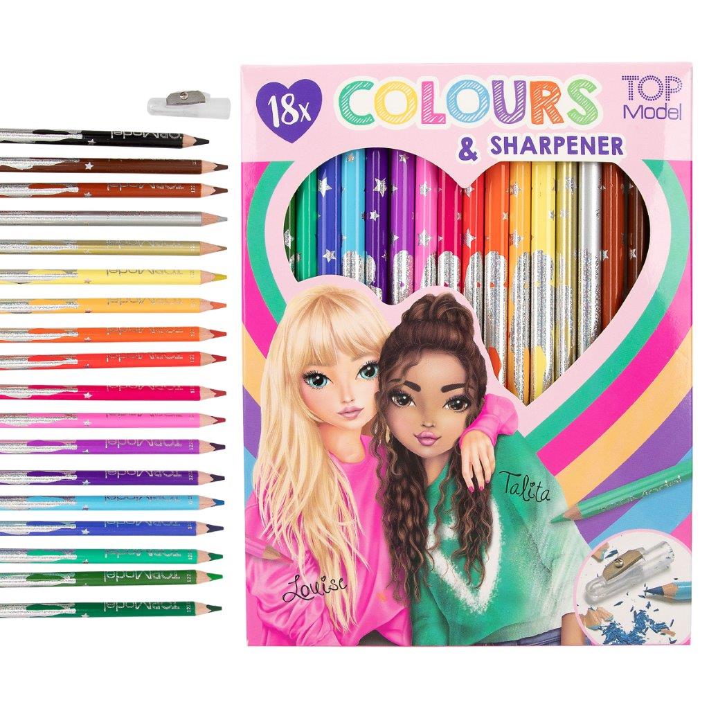TOPModel 18 Colouring Pencils