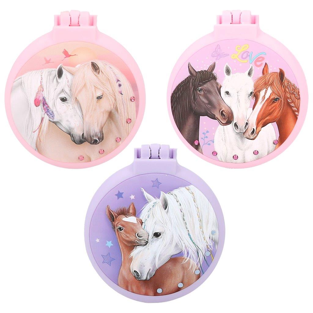 Miss Melody Folding Hairbrush Assortment