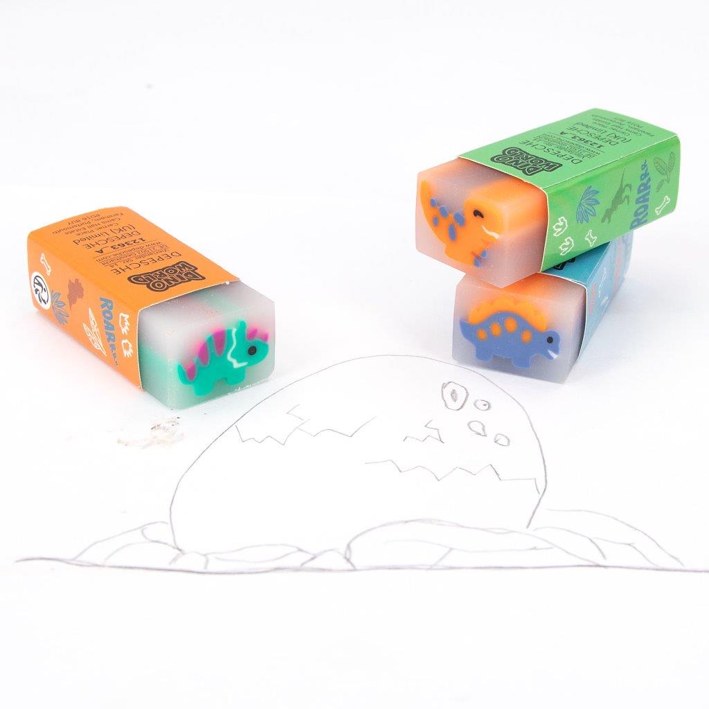 Dino World Jelly Eraser Assortment