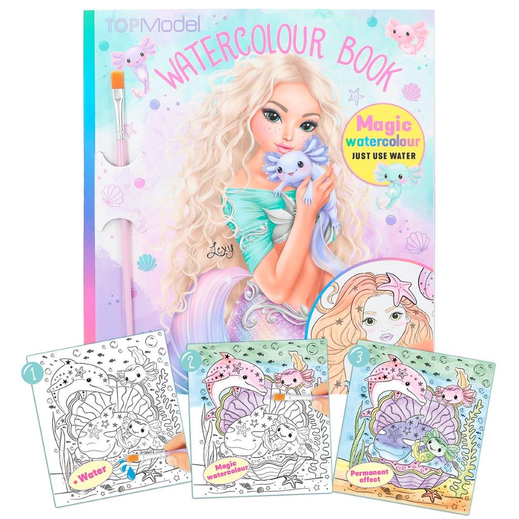 TOPModel Mermaid Watercolour Book