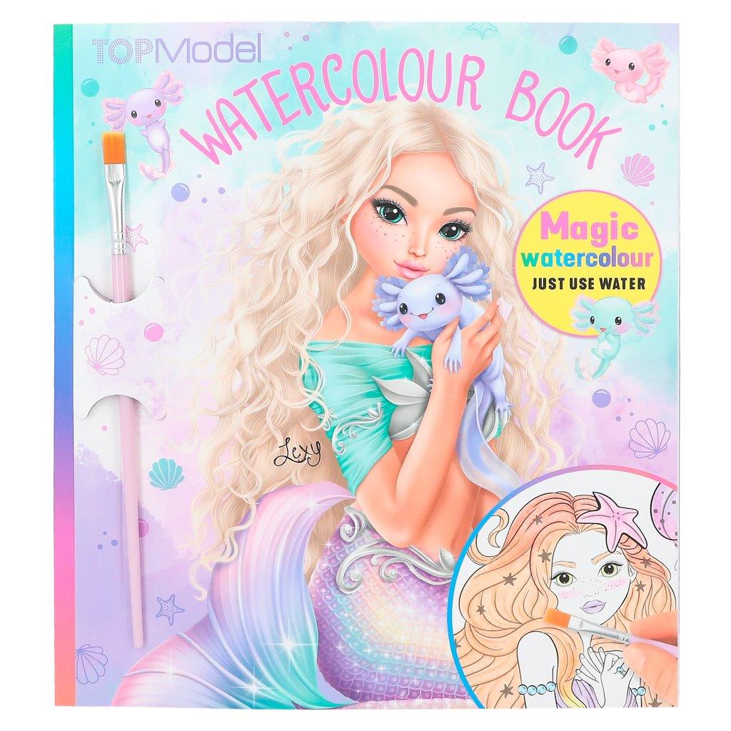 TOPModel Mermaid Watercolour Book
