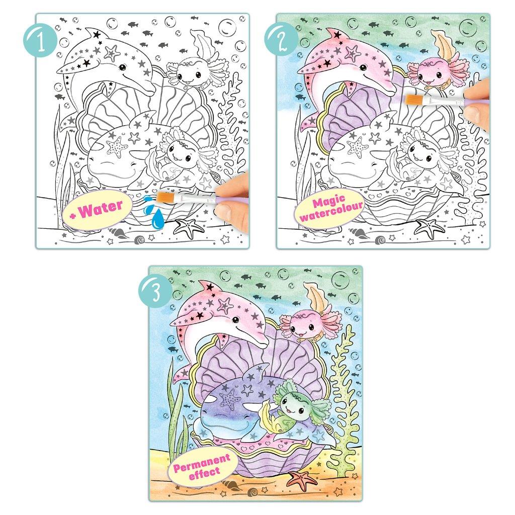 TOPModel Mermaid Watercolour Book