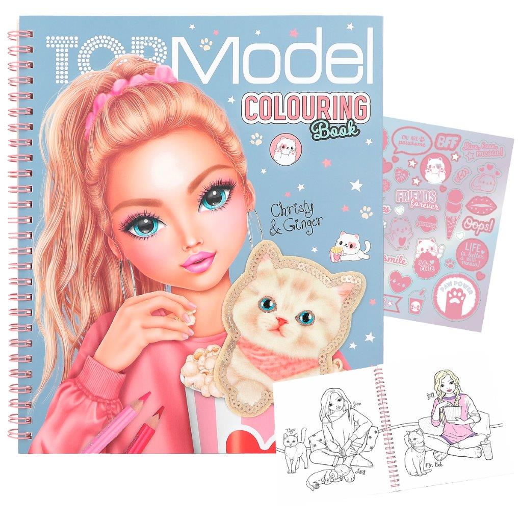 TOPModel Colouring Book Cutiest