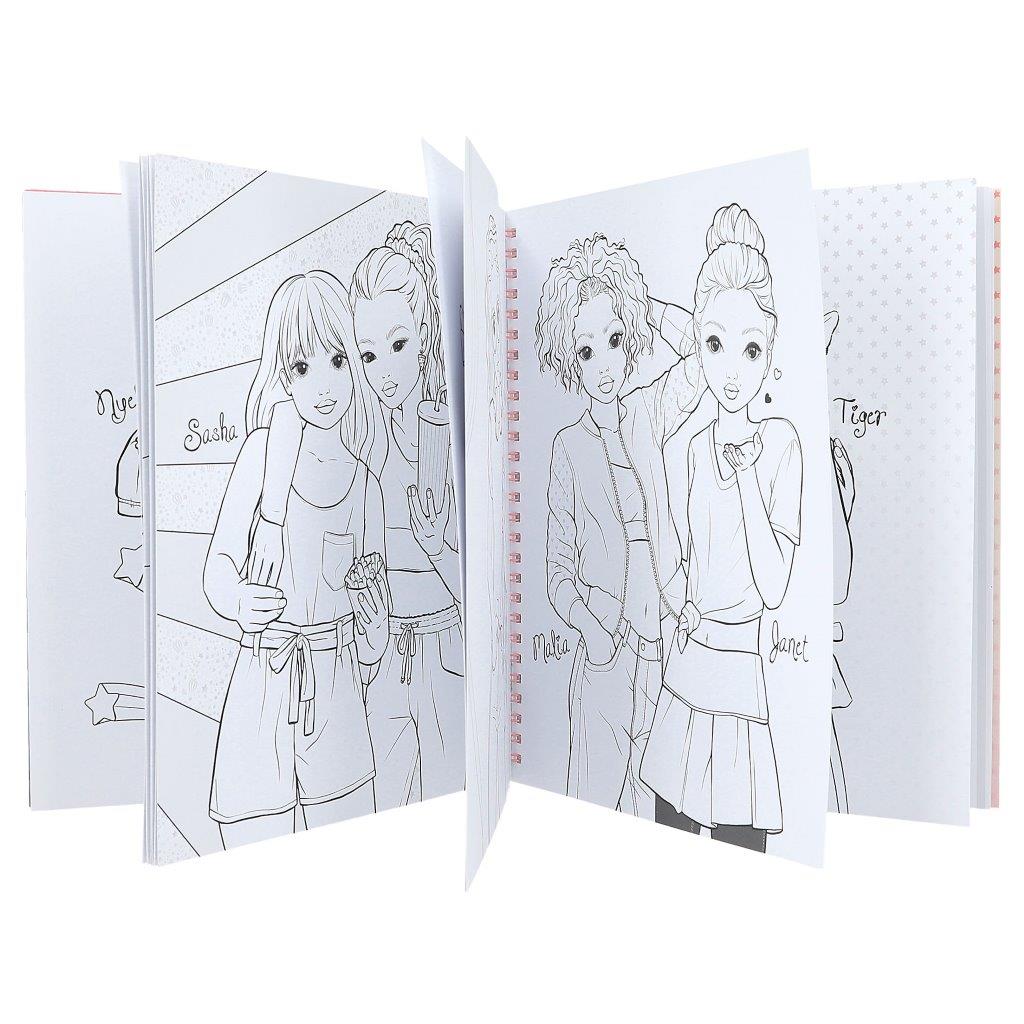 TOPModel Colouring Book Cutiest
