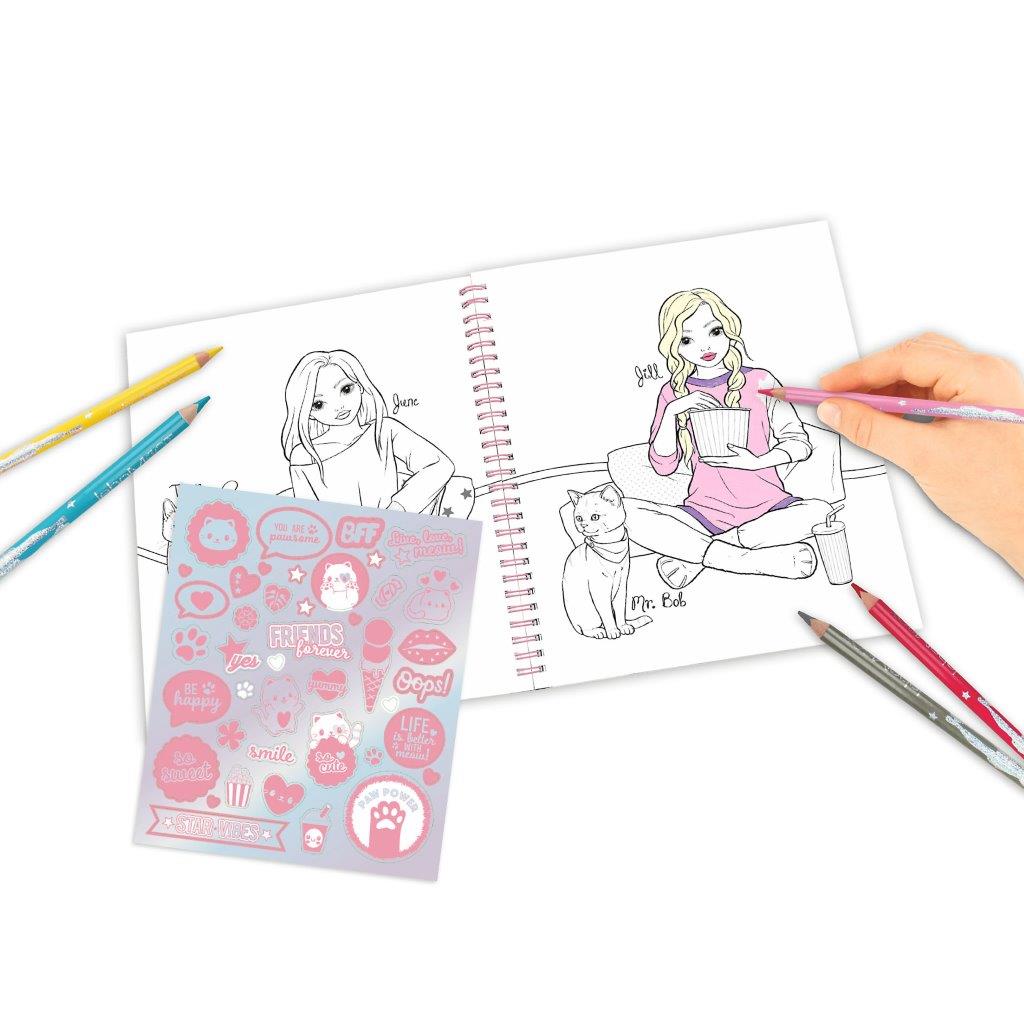 TOPModel Colouring Book Cutiest