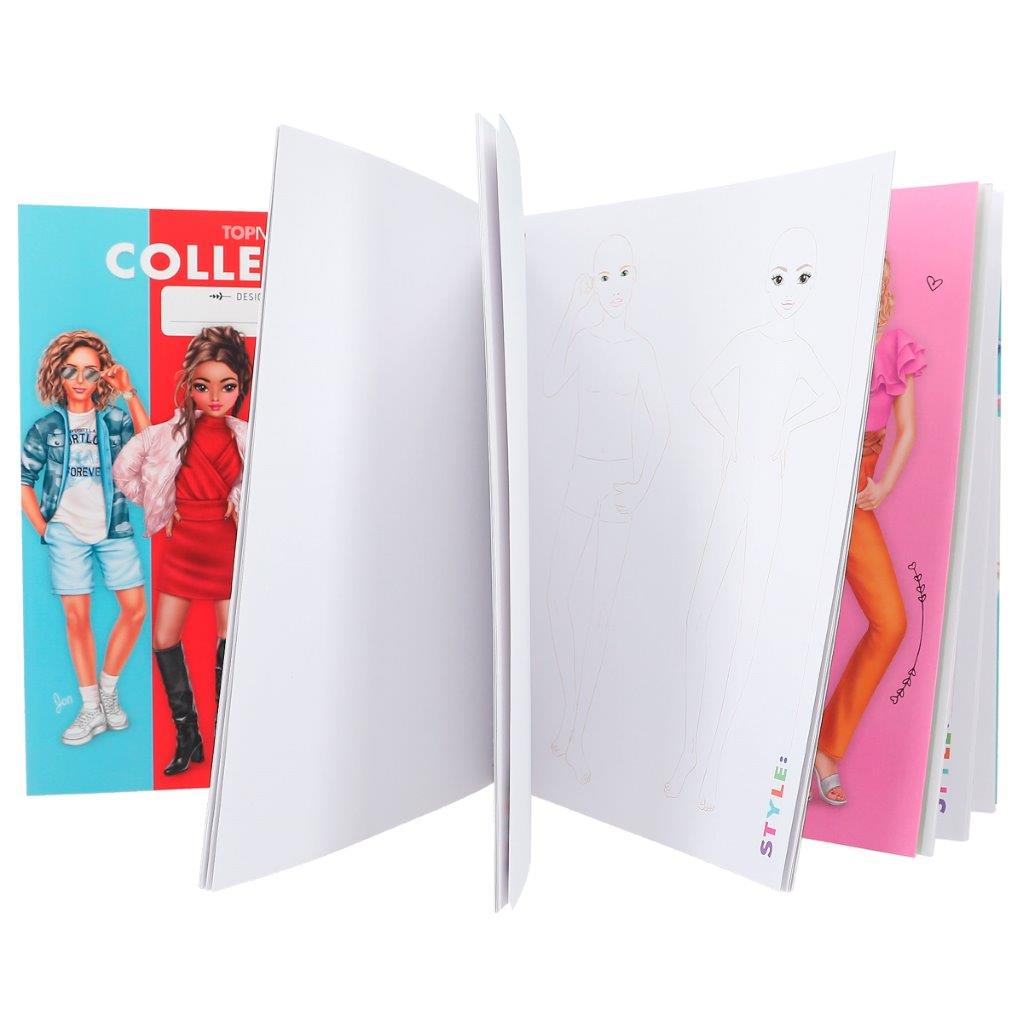 TOPModel Create Your Own Colouring Book