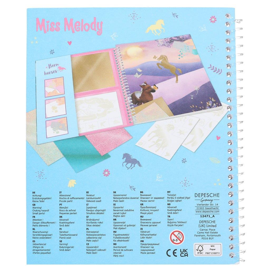 Miss Melody Colouring Book Stick & Shin
