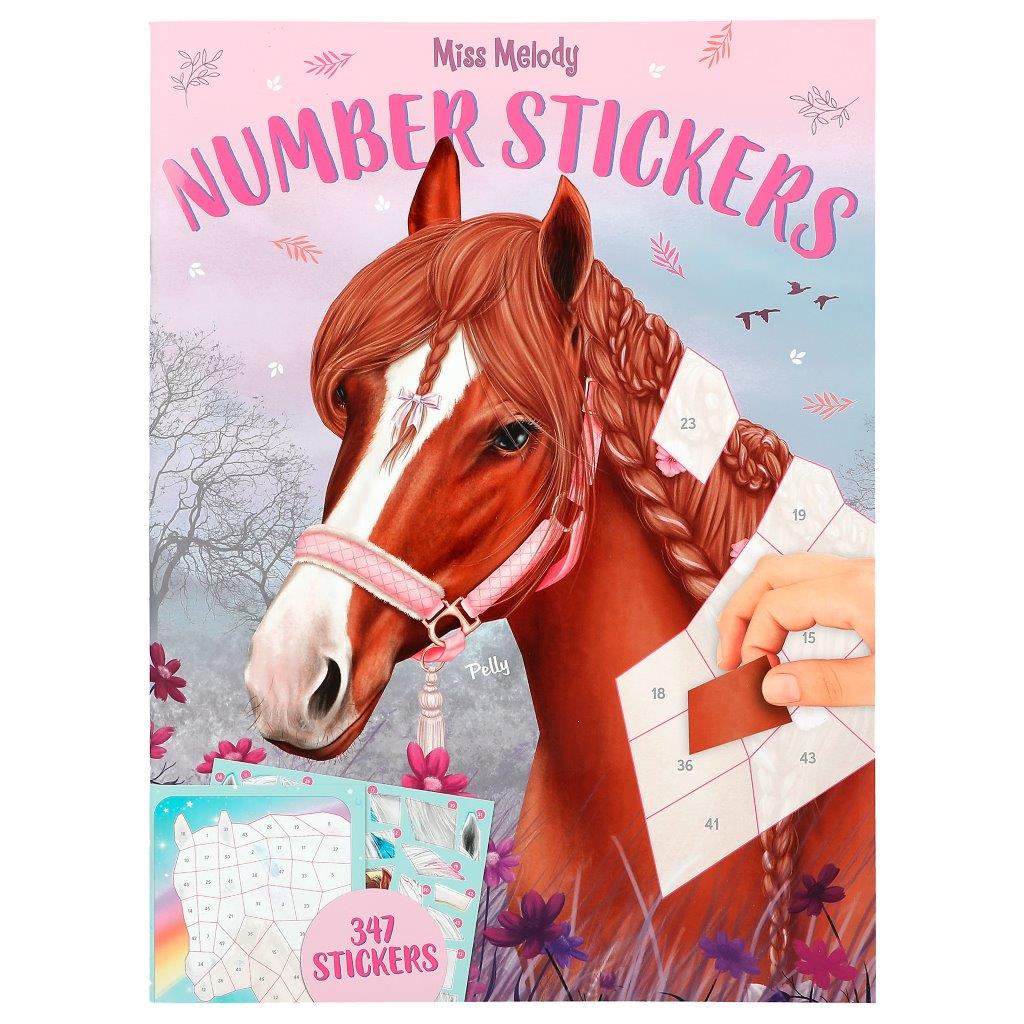 Miss Melody Number Sticker