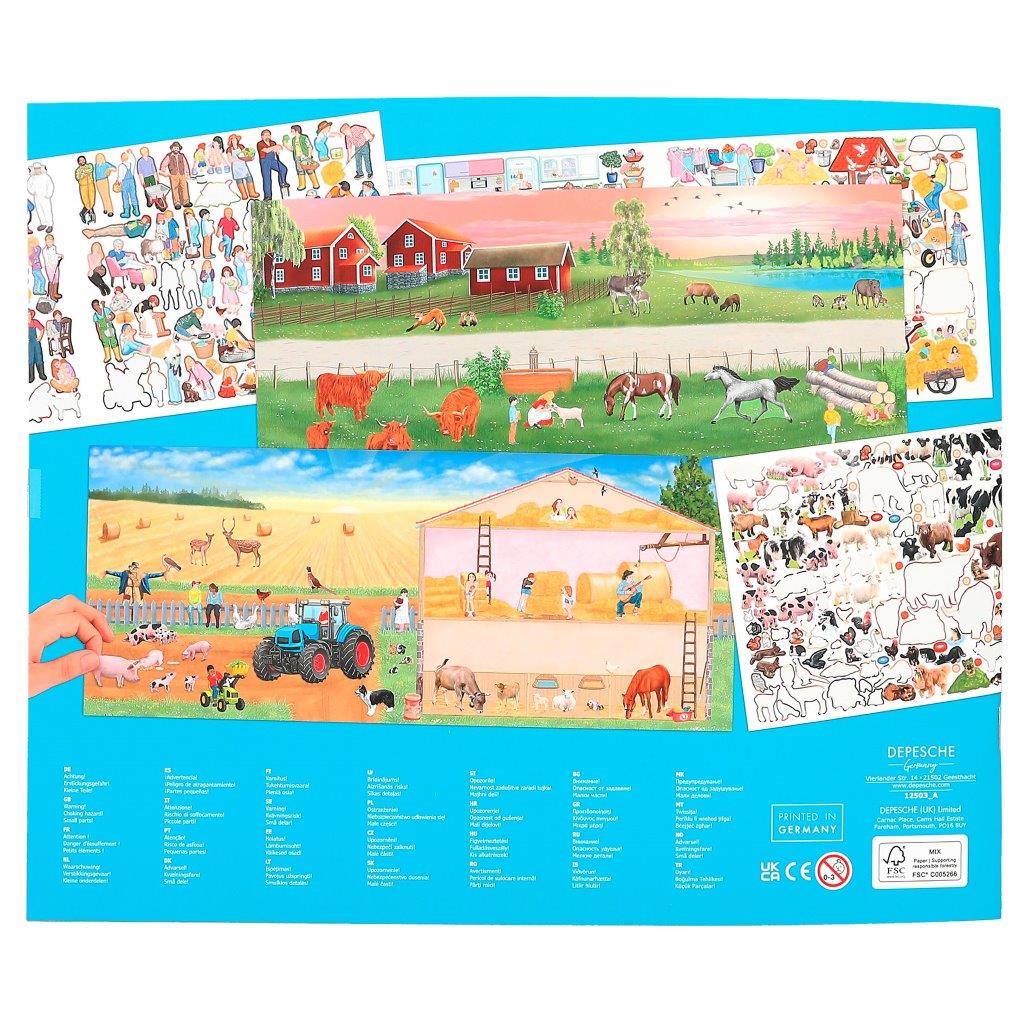 Create Your farm Colouring Book