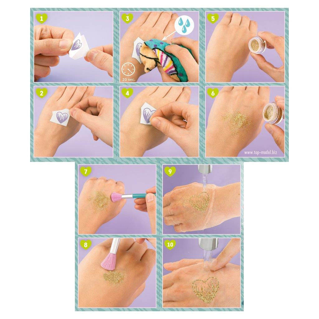 TOPModel Glitter Tattoo Set Fantasy