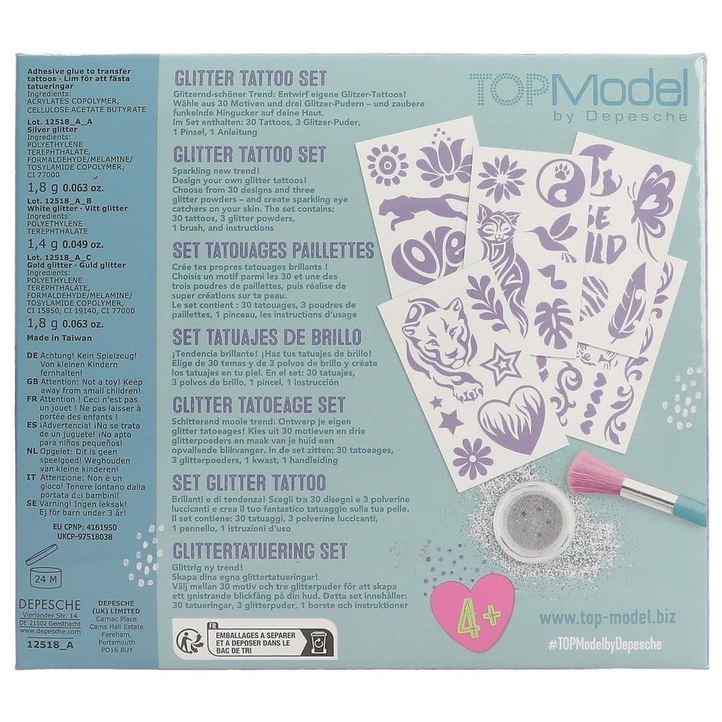 TOPModel Glitter Tattoo Set Fantasy