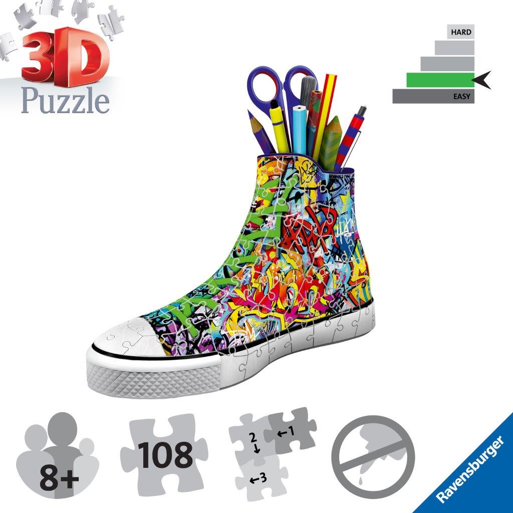 Ravensburger Sneakers Graffiti 108 Piece 3D Puzzle