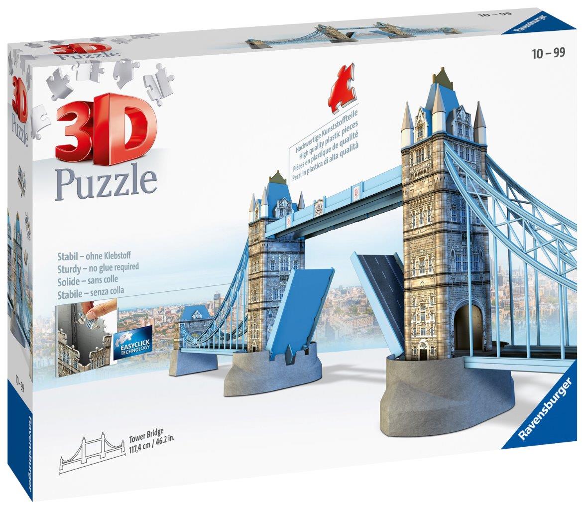 Ravensburger Tower Bridge 216 Piece 3D Jigsaw puzzle