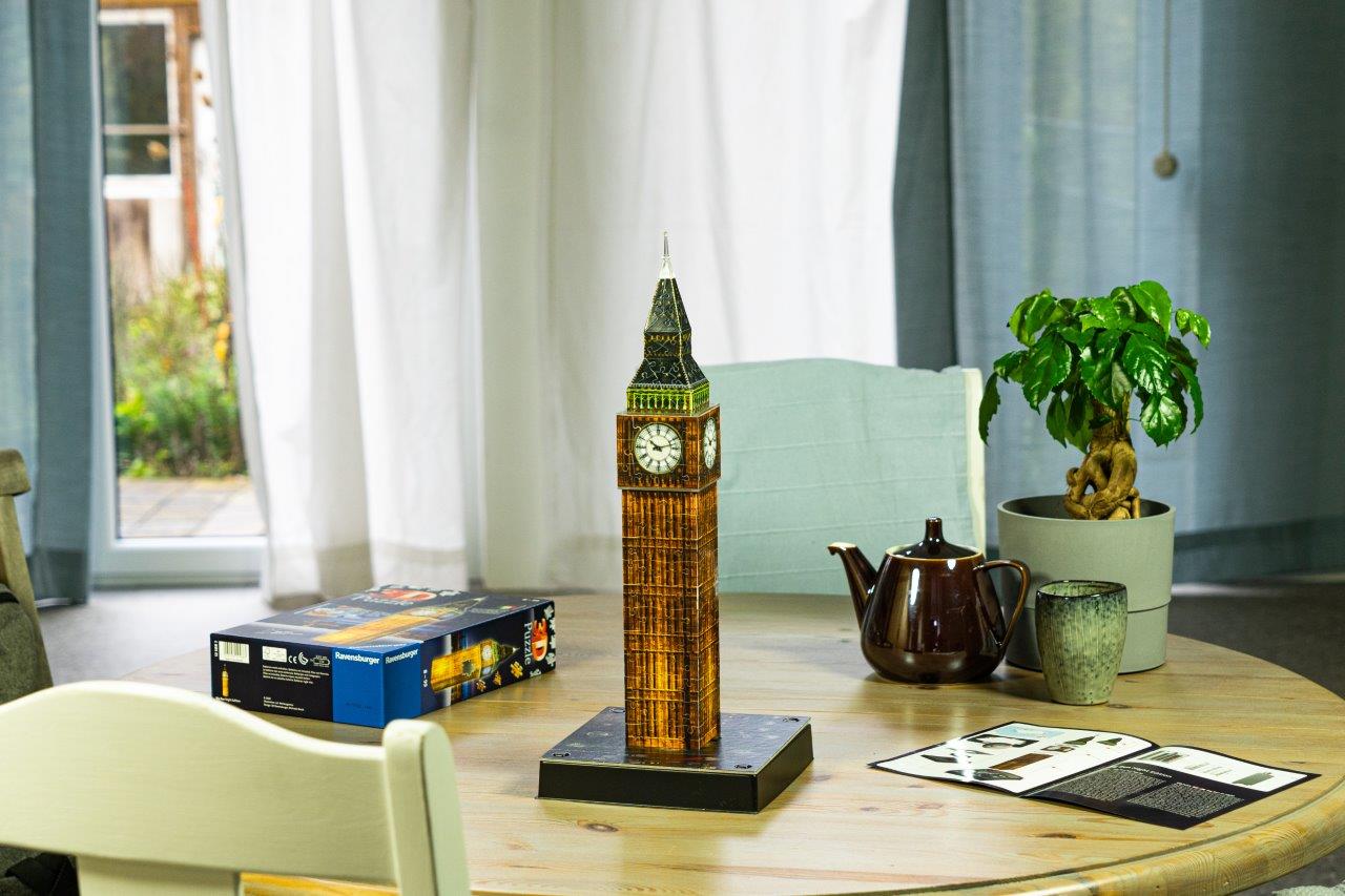 Iconics Big Ben Light Up 3D Puzzle, 216pc